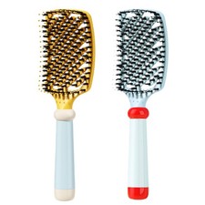 Boar Bristle Brush Anti Static Pain-Free Durable Portable Hair Brushes