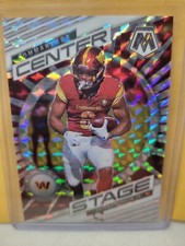 2023 Mosaic Brian Robinson Jr. CENTER STAGE  White Prizm /25 Commanders # CS-BRJ