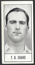 BARRATT - TEST CRICKETERS, SERIES 'A' - #12 T G EVANS, KENT
