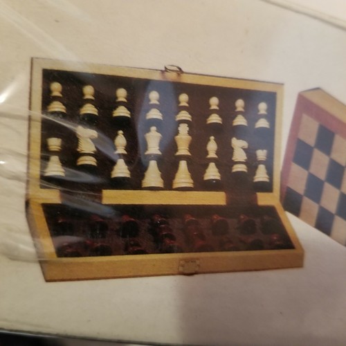 Staunton Chess Set Brown Wood Weighted Felt Chessmen Inlaid Chess Board Case TM4 - 第 4/12 張圖片