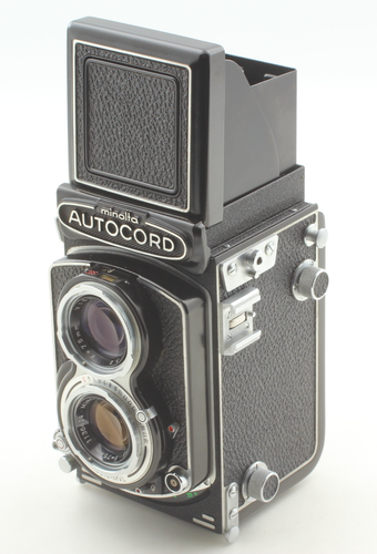 【Top MINT】 Minolta Autocord iii TLR 6x6 Film Camera Rokkor 75mm Lens From JAPAN - Picture 2 of 11