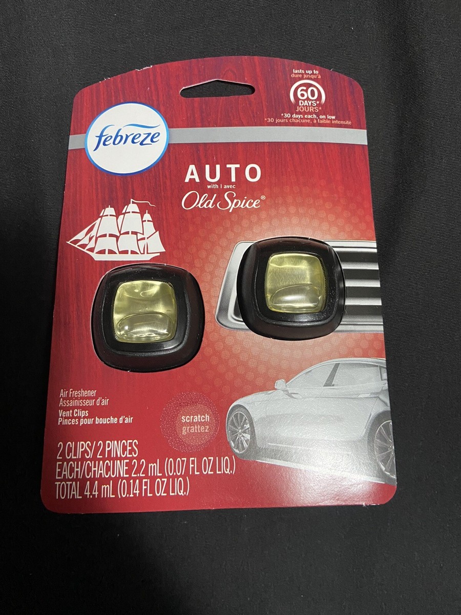 Febreze Car Vent Clip Old Spice Air Freshener Vent Clips