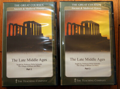 The Late Middle Ages THE GREAT COURSES 12 Cassettes Part 1 & 2 AUDIOBOOK HISTORY