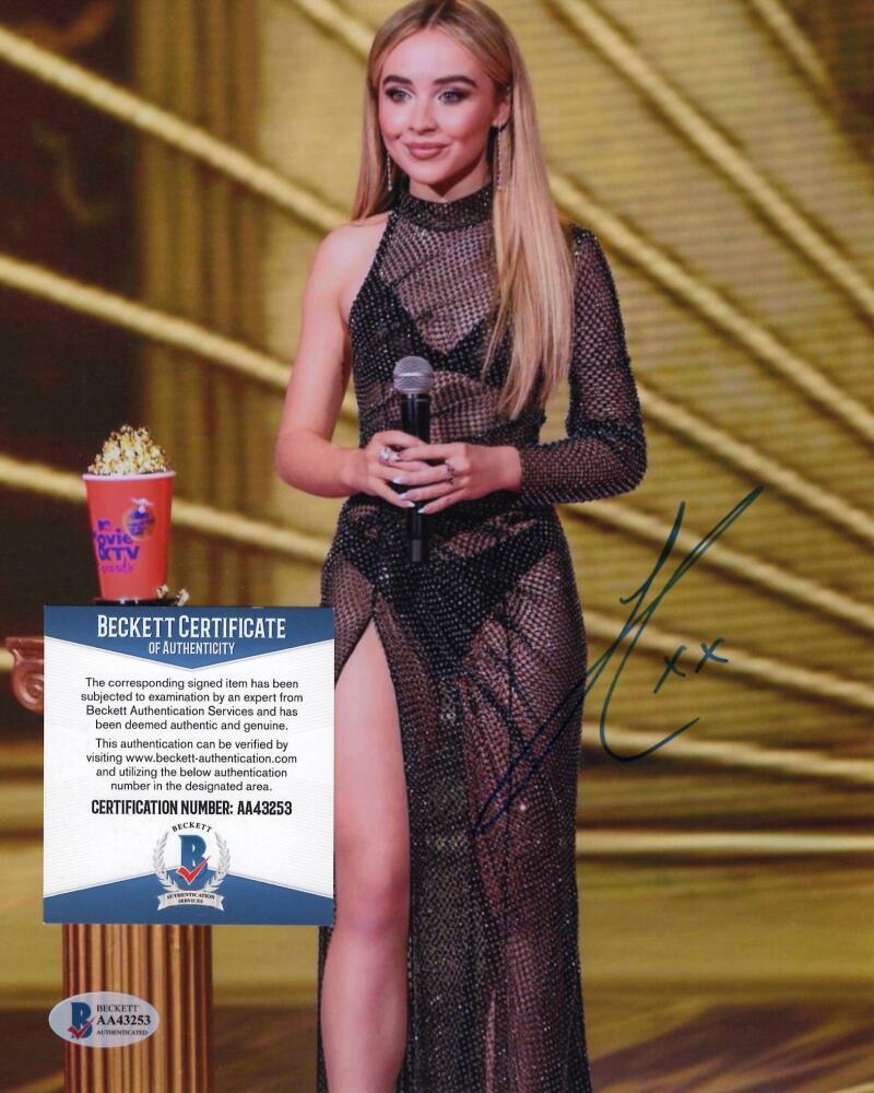 Sabrina Carpenter Signed Autograph 8x10 Photo Short n' Sweet