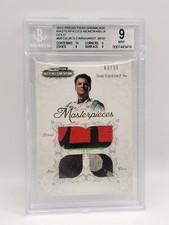 2012 Press Pass Showcase Masterpieces Memorabilia Gold Dale Earnhardt Jr /50...