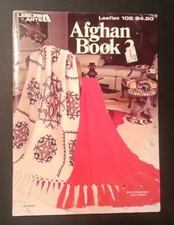 Vintage 1977 Leisure Arts Afghan Book 2 Leaflet 102 Crochet Knitting