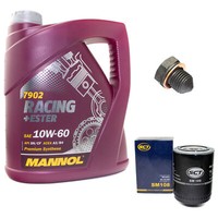 MotoröL ÖLfilter SM108 10W60 4Liter + ÖLablassschraube FüR Audi 100 VW Golf II