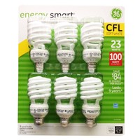 Ge 23 Watt Energy Smart Cfl 100 Watt Replacement (12 Bulbs) Ge 23 Watt Energy Smart Cfl 100 Watt Replacement (12 Bulbs)