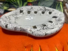 vintage Amoeba 1950 ceramic ashtray  made in the USA 