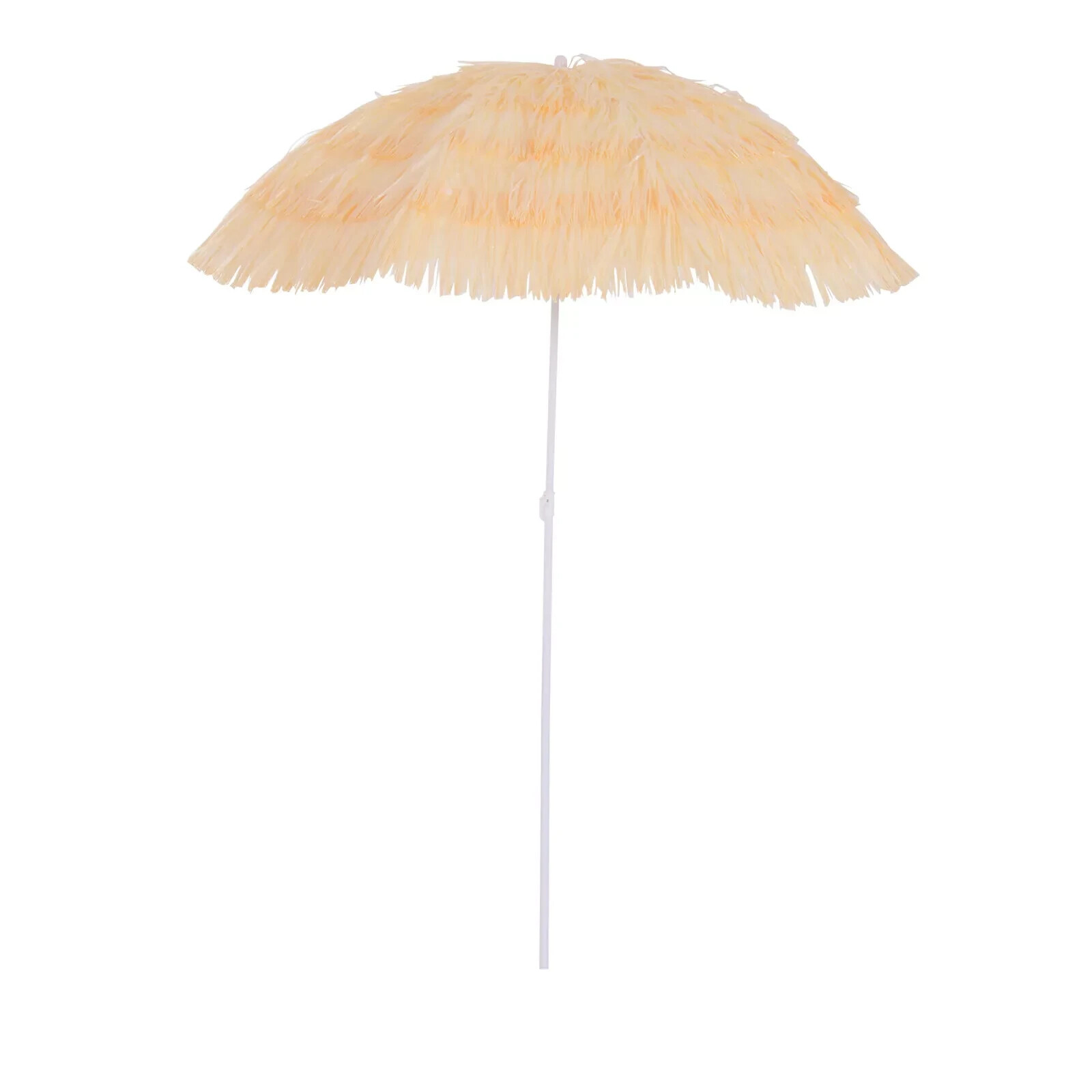 Patio Garden Hawaii Beach Sun Umbrella Sunshade Hawaiian Folding Tilting Parasol