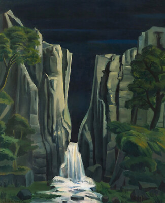 Jane Graverol: Le genie de l'eau 22x30 Archival Quality Fine Art Print