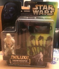Star Wars Power of the Force DELUXE Snowtrooper Empire Hoth POTF Kenner 1996 MOC