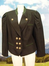 LODENFREY Blazer schwarze Dirndljacke mit Puffärmel Janker Spencer Gr.48