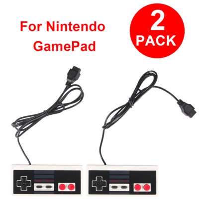 2 Pack Wired Gamepad Controllers for Retro Nostalgic Game Console (US)