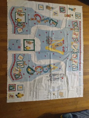 Daisy Kingdom Alpha Bears Vest Adult Size 8- 18 Sewing Panel Fabric Cotton