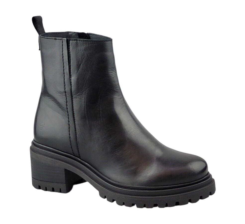 Nicola Schwarze Ankle Boots Mit Blockabsatz Shoedesign Copenhagen