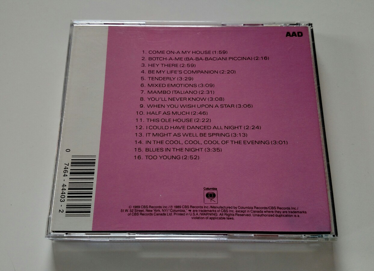 LOT of 2 CDs by Rosemary Clooney 16 Most Requested Songs For The