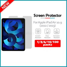 1-100 Lot LCD Ultra Clear Screen Shield Protector for Apple iPad Air 10.9 2023