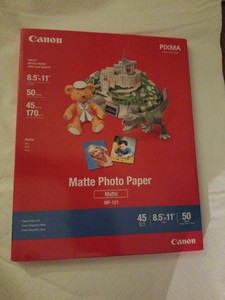 canon pixma matte photo paper