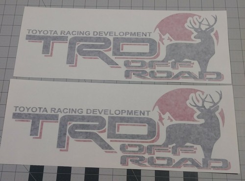 TRD Truck Off-Road 4 x 4 Racing Deer Hunting Tacoma Decal. - Picture 5 of 7