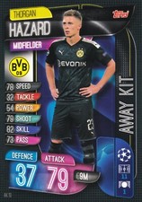 Match Attax Extra Champions League 2019/20 - Hazard - BVB Dortmund - Away Kit 10