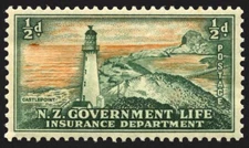 New Zealand #OY29 Government Insurance Lighthouse  MINT Never Hinged