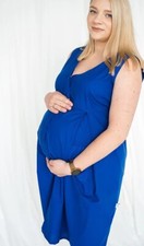 Maternity Nursing Labor Nightdress Hospital Delivery Gown Breastfeeding Buttons