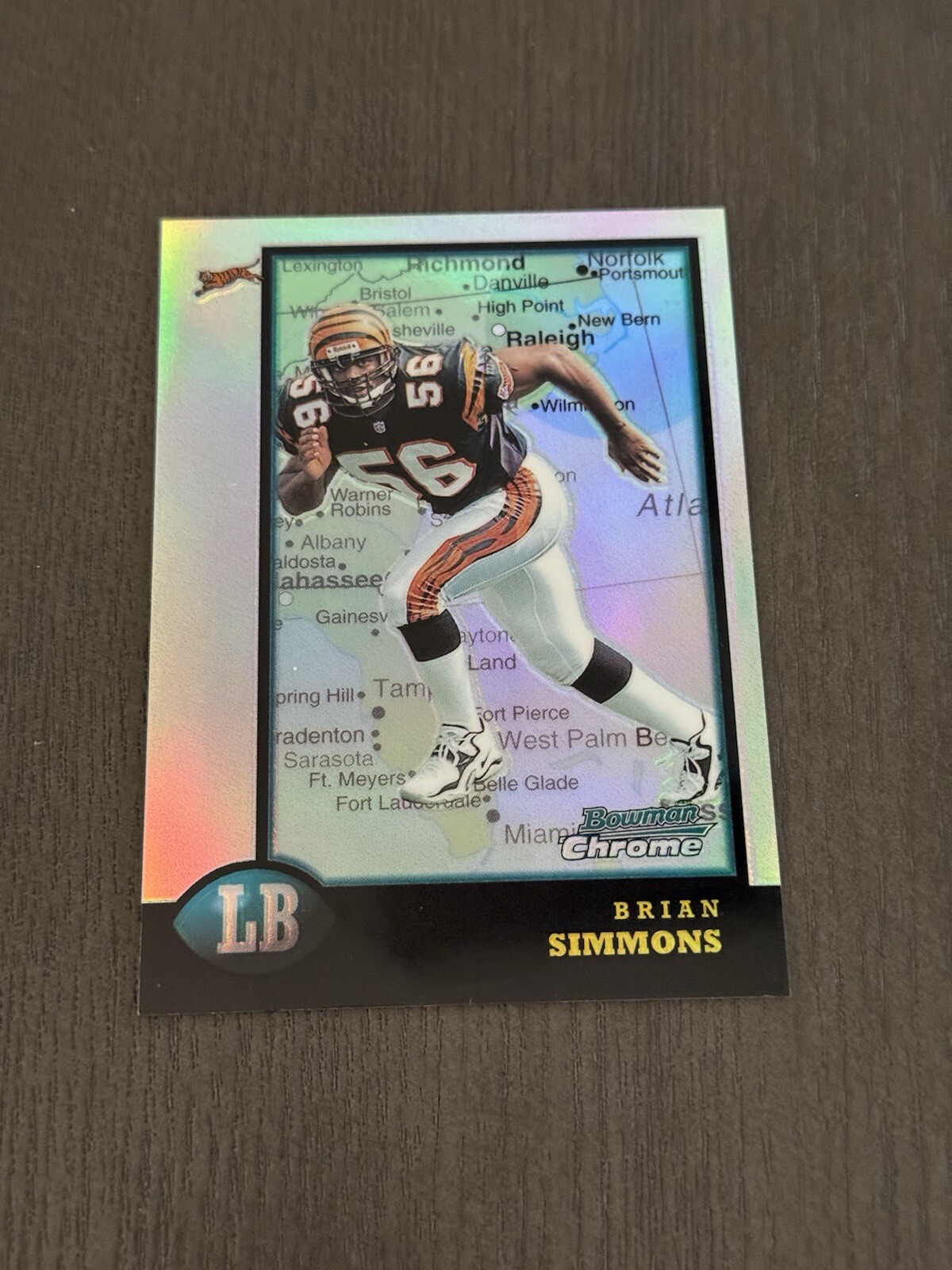 Brian Simmons Bowman Chrome #24 Interstate-Refractor
