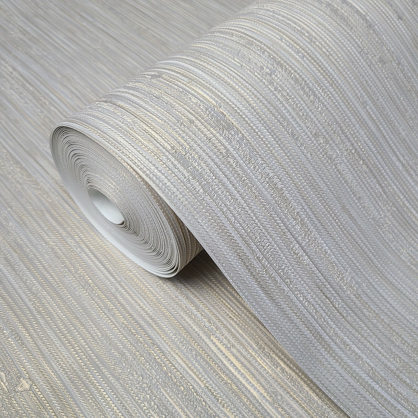 Cream gold metallic stria lines faux fabric texture plain textured ...
