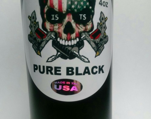 Black Tattoo Ink Made In USA ISTS Pure Black 4oz,compare to moms intenze - 第 3/5 張圖片
