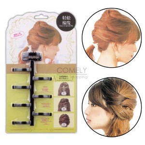 French Hair Styling Braiding Tool Magic Twist Plait Braid Clip Bun