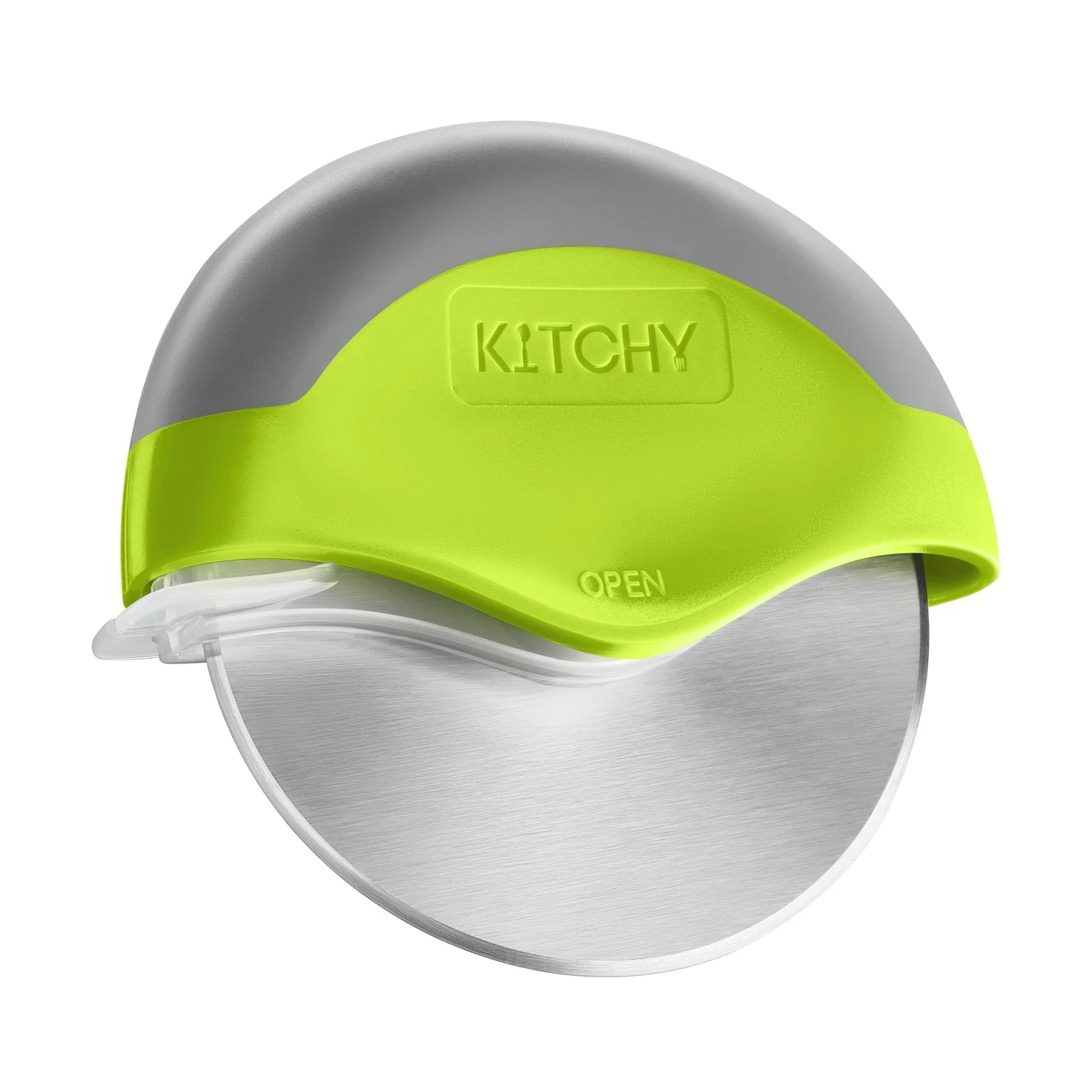 Kitchy Pizza Cutter Wheel - No Effort Pizza Slicer with Protective Blade Guar...