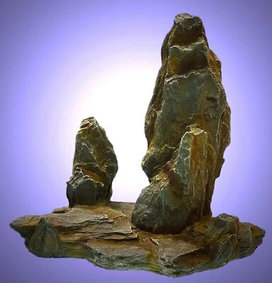 HOBBY Aquarium Deko ❤️ FELSEN GRUPPE ❤️ Steine Formation Dekoration Zubehör Garnelen