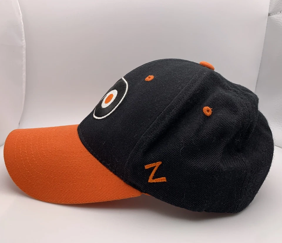Philadelphia Flyers NHL Naranja/Negro Snapback Zephyr Cosido Gorra de Béisbol Sombrero Usado en Excelente Condición Foto 4 de 4