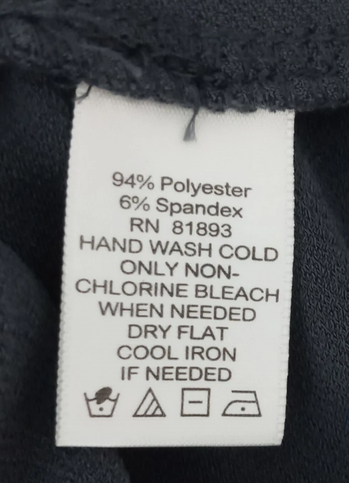 Isaac Mizrahi Live! Pantalones para mujer talla 2X grises de pierna ancha usados Foto 4 de 4