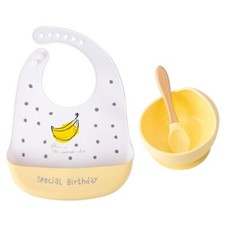 1set Silicone Baby Feeding Bowl Waterproof Spoon Non-Slip crockery BPA Free