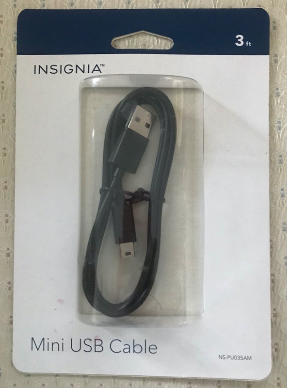Insignia 3' Mini USB Cable ***NEW***