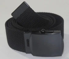 NEW ADJUSTABLE 92" INCH XXL 3XL 4XL 5XL CANVAS MILITARY WEB BLACK BELT BUCKLE