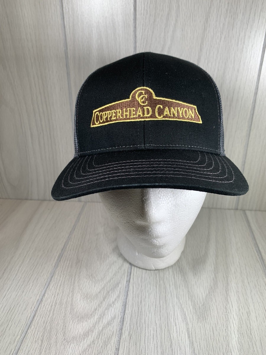 Outdoor Cap Brand Copperhead Canyon Hat Black Snapback Mesh Adult