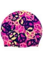 NEW TYR Swimming Silicone Swim Cap Peace Cap Pink