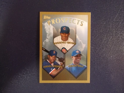 1999 Topps Baseball Prospects Vernon Wells Card # 436