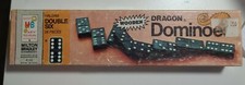 Vintage Milton Bradley Dragon Double Six Dominoes 1970 orig. box copyright 1970