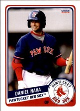 2014 Pawtucket Red Sox Choice #18 Daniel Nava Phoenix Arizona AZ Baseball Card