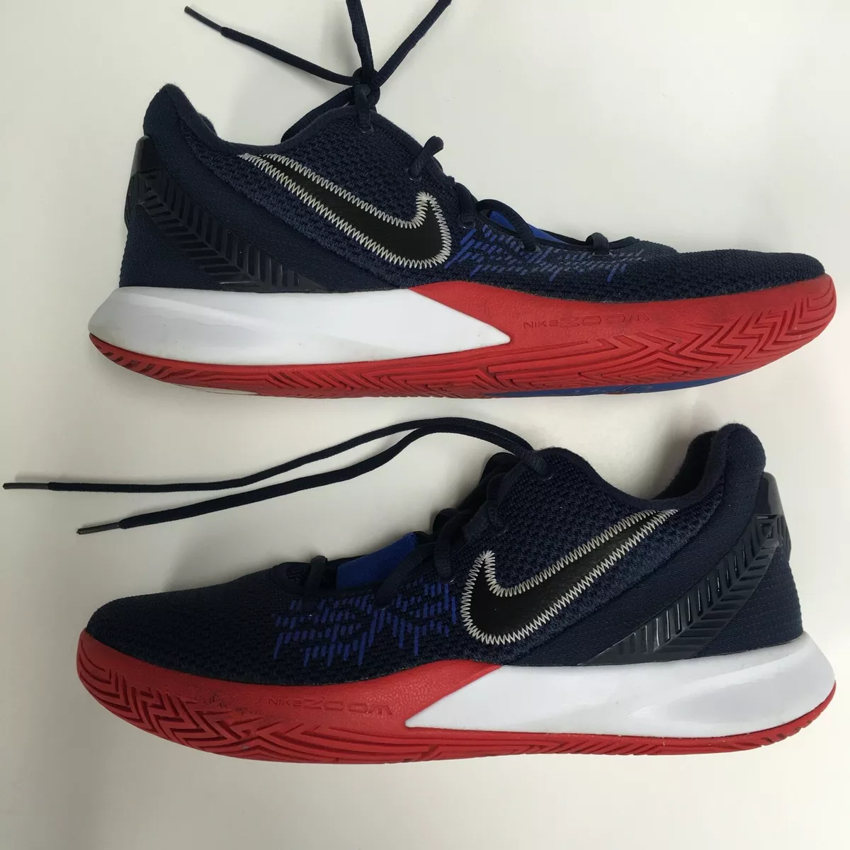 Arte Admirable fondo NIKE KYRIE IRVING FLYTRAP II 2 USA AO4436 401 NAVY/ RED/WHITE SIZE 11 | eBay