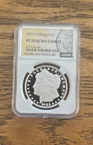 2025-S Morgan Silver Dollar NGC PF 70 Ultra Cameo