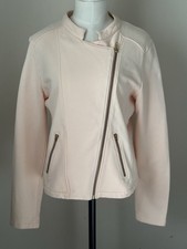 Kettlewell Colours Chloe Biker Jacket Cotton Pale Peach Moto Med