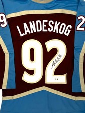 Gabriel Landeskog Signed Colorado Avalanche Jersey Auto Beckett BAS NHL
