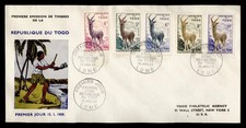 TOGO - Première série République 1959 - FDC Impala série complète
