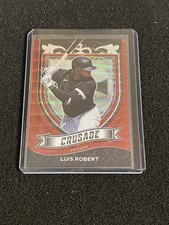 Luis Robert 2021 Panini Chronicles Crusade Ruby Wave Prizm #d /199 White Sox #21