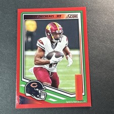 2025 Score #60 Olamide Zaccheaus Red Chicago Bears